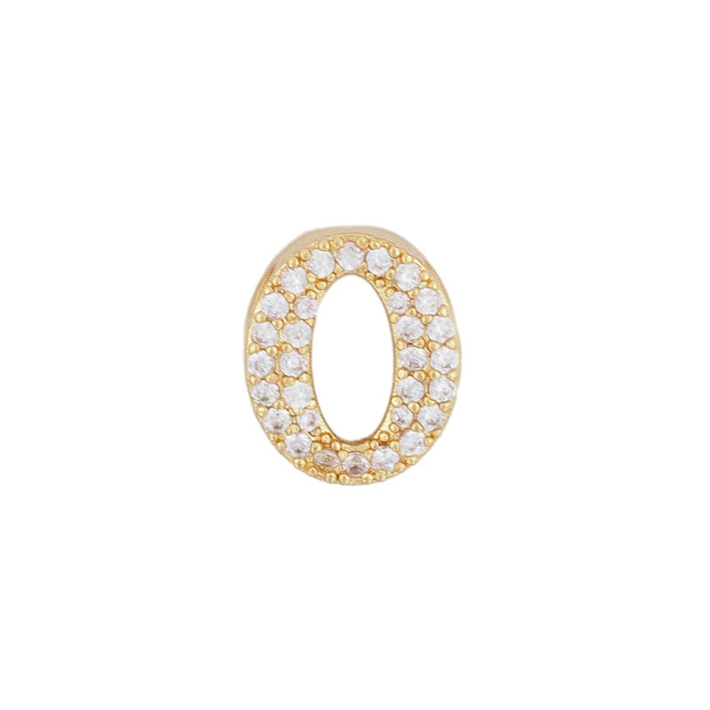 Gold 26 Letter Pendant Necklace