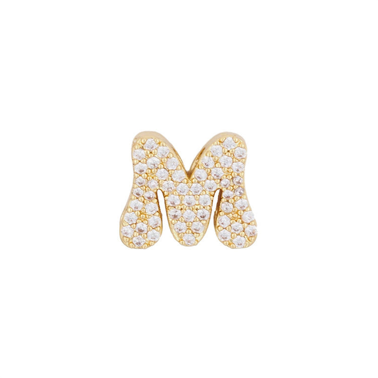 Gold 26 Letter Pendant Necklace