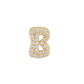 Gold 26 Letter Pendant Necklace