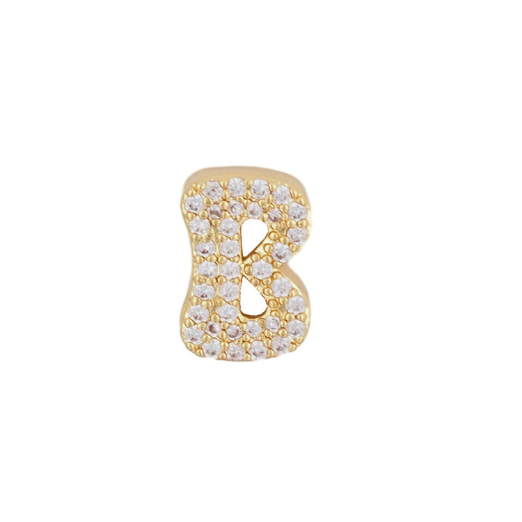 Gold 26 Letter Pendant Necklace