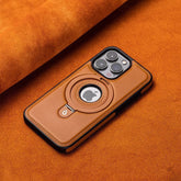 Leather Magnetic iPhone Case