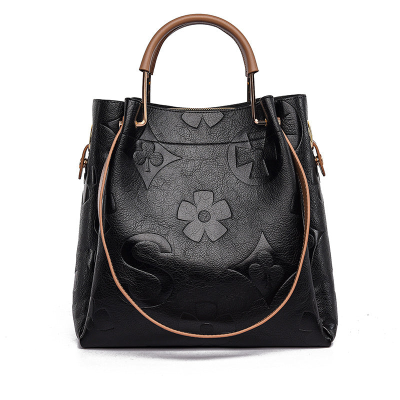 Women’s Embossed Large Capacity Tote Bag