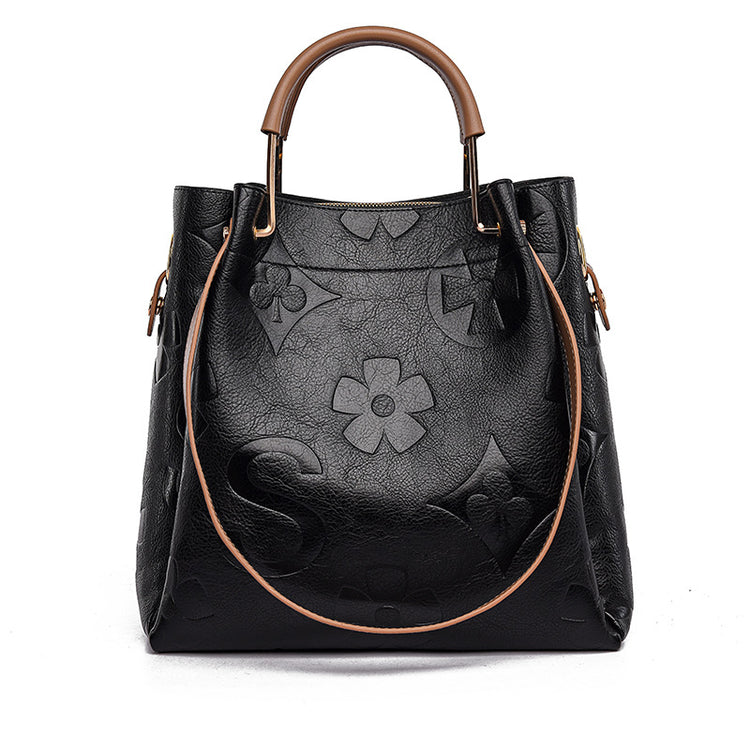 Women’s Embossed Large Capacity Tote Bag