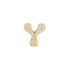 Gold 26 Letter Pendant Necklace
