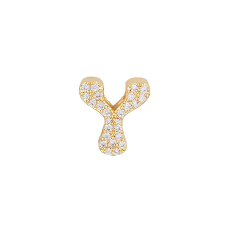 Gold 26 Letter Pendant Necklace