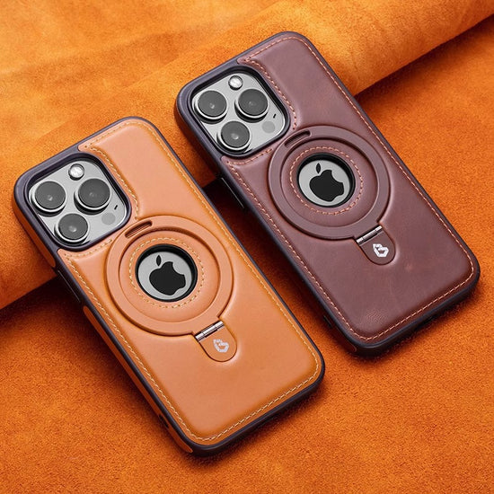 Leather Magnetic iPhone Case