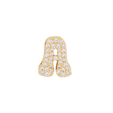 Gold 26 Letter Pendant Necklace