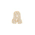 Gold 26 Letter Pendant Necklace