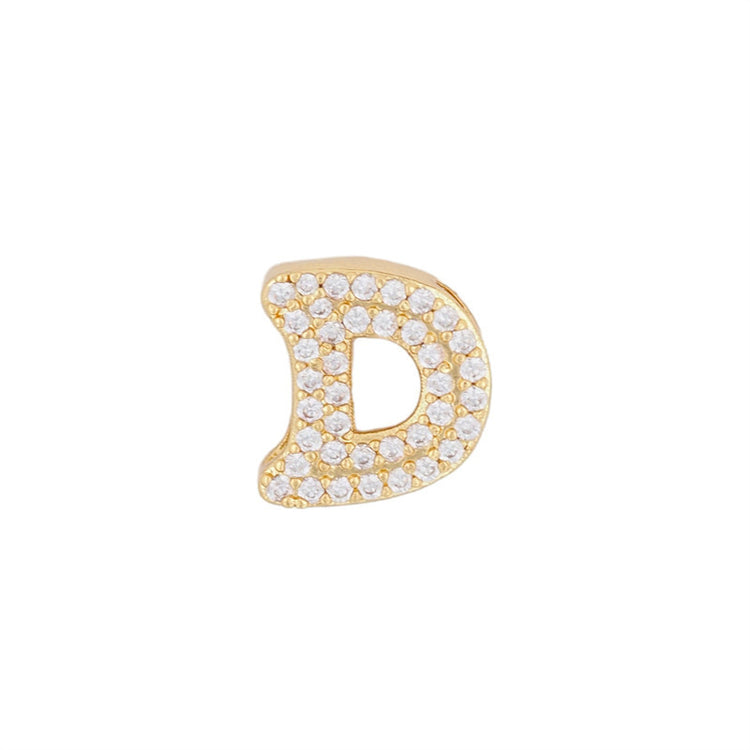 Gold 26 Letter Pendant Necklace