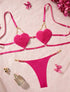 Romantic French Style Heart Strap Lingerie