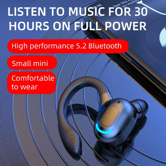 Bluetooth Single-Ear Sports Earphones