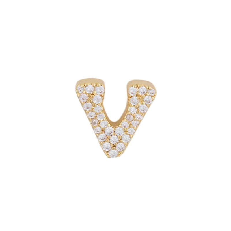 Gold 26 Letter Pendant Necklace