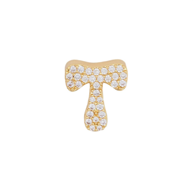 Gold 26 Letter Pendant Necklace