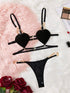 Romantic French Style Heart Strap Lingerie
