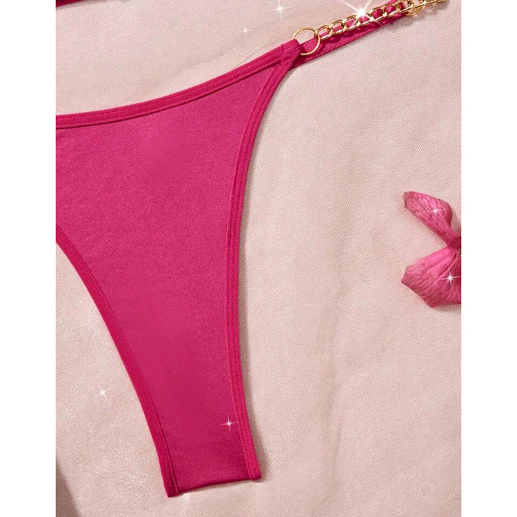 Romantic French Style Heart Strap Lingerie