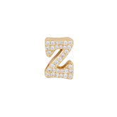 Gold 26 Letter Pendant Necklace