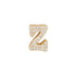 Gold 26 Letter Pendant Necklace