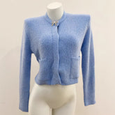 Chic Knit Cardigan with Bow