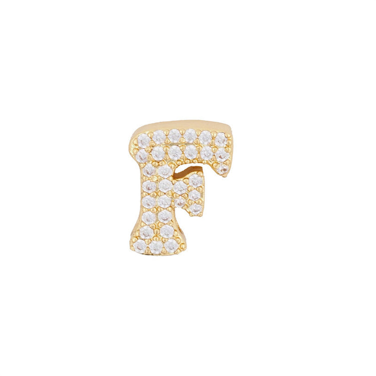 Gold 26 Letter Pendant Necklace