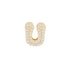 Gold 26 Letter Pendant Necklace