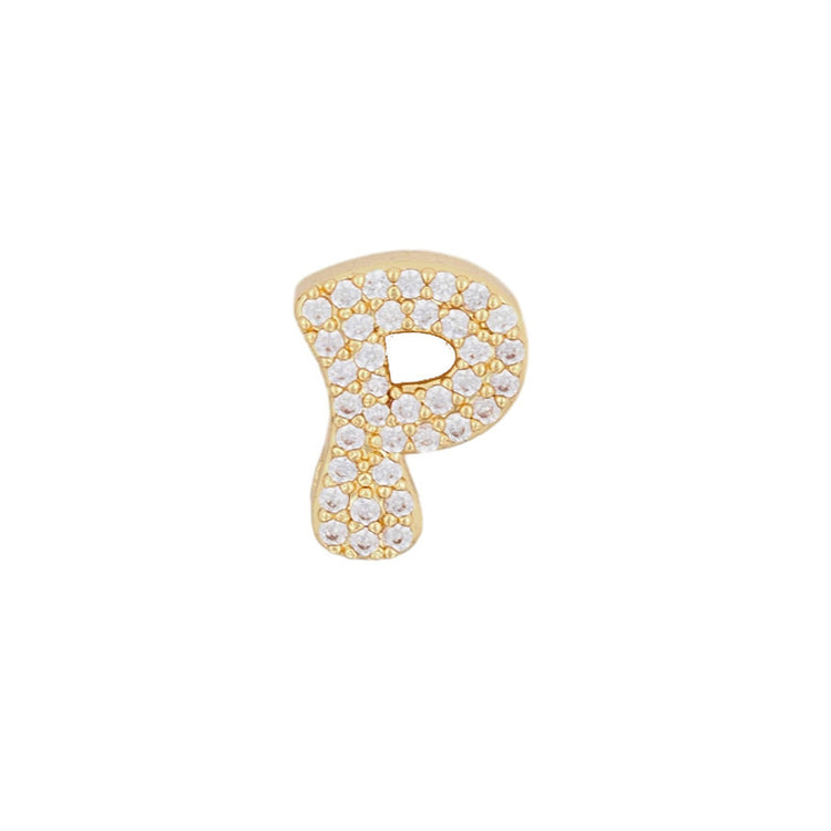 Gold 26 Letter Pendant Necklace