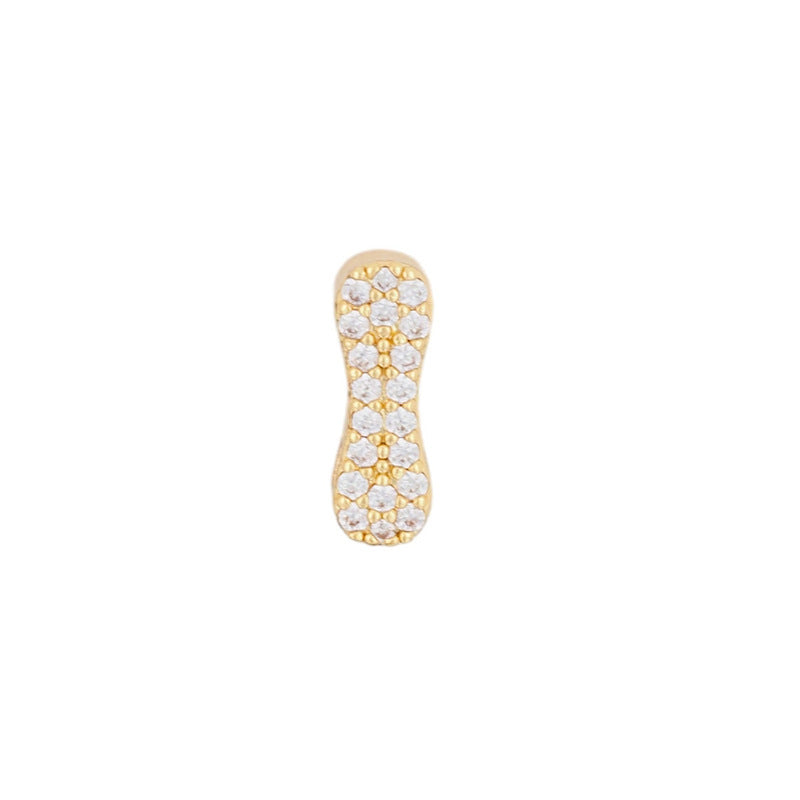 Gold 26 Letter Pendant Necklace