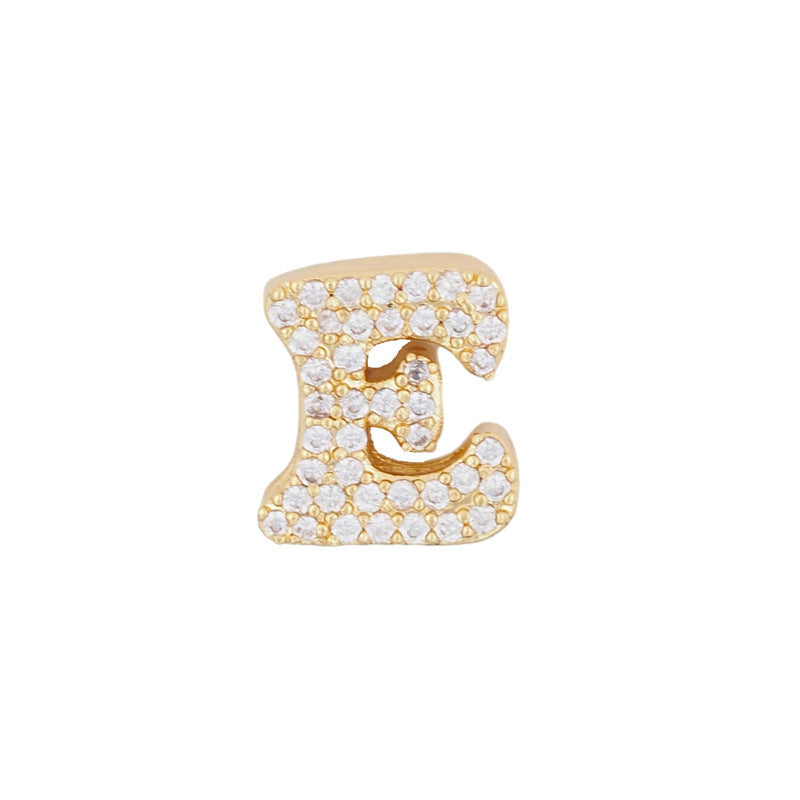 Gold 26 Letter Pendant Necklace