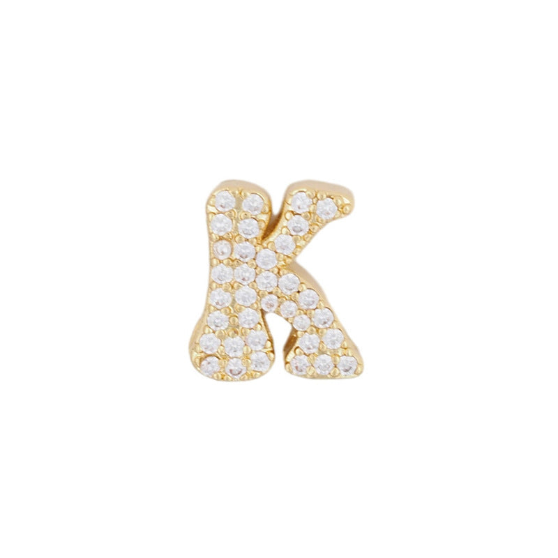Gold 26 Letter Pendant Necklace