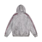 Vintage Dirty Print Hooded Sweatshirt