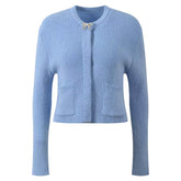 Chic Knit Cardigan with Bow