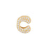 Gold 26 Letter Pendant Necklace