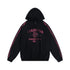 Vintage Dirty Print Hooded Sweatshirt