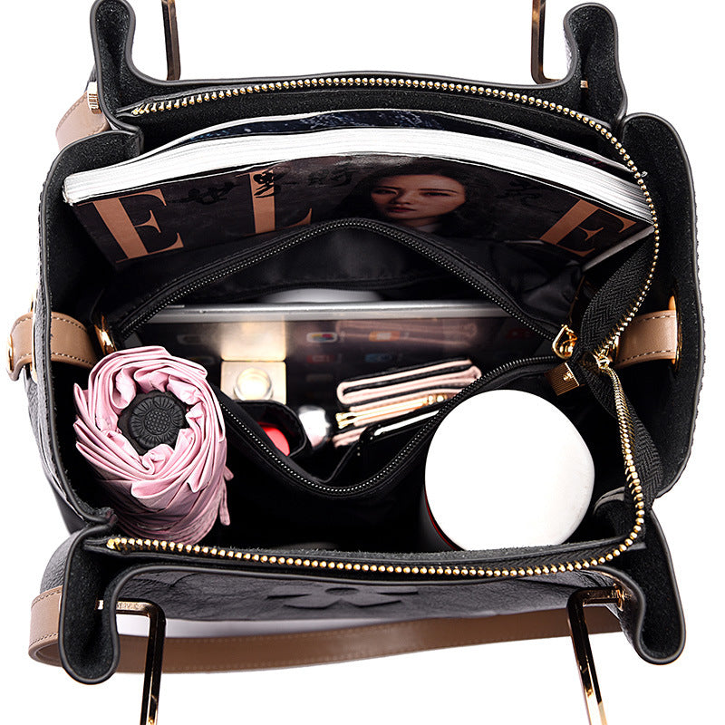 Women’s Embossed Large Capacity Tote Bag
