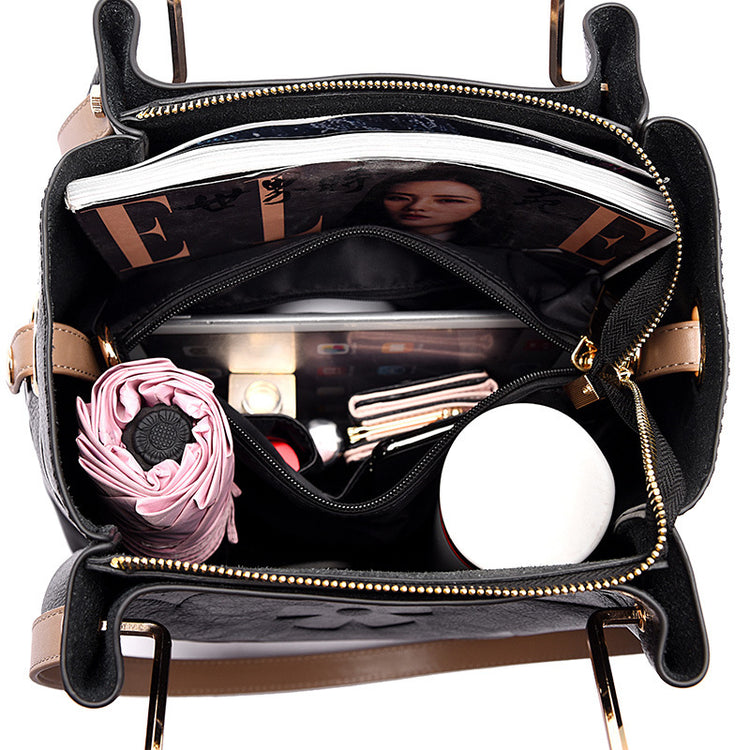Women’s Embossed Large Capacity Tote Bag