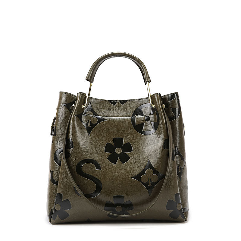 Women’s Embossed Large Capacity Tote Bag