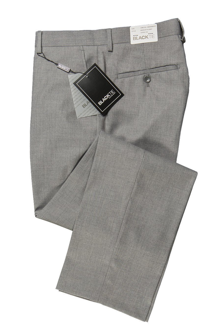 Bradley Heather Grey Wool Blend Suit Pants