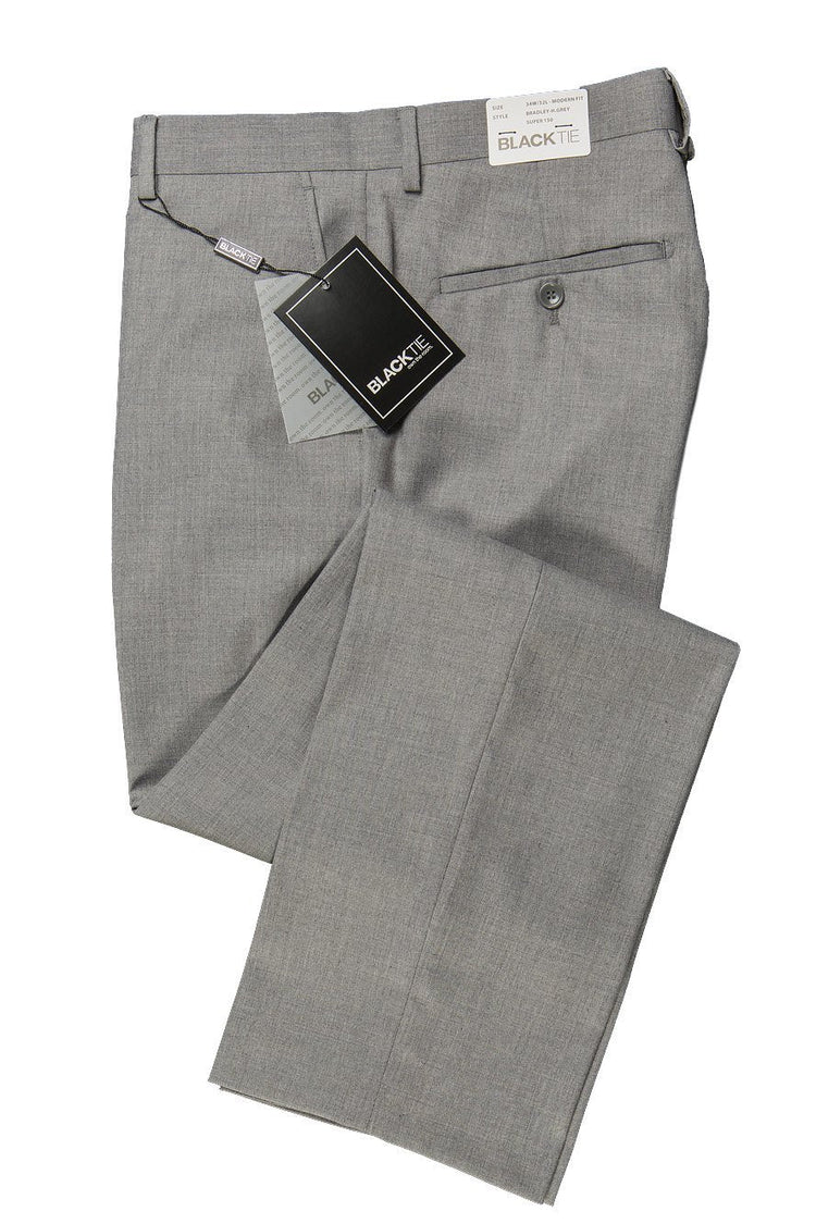 Bradley Heather Grey Wool Blend Suit Pants